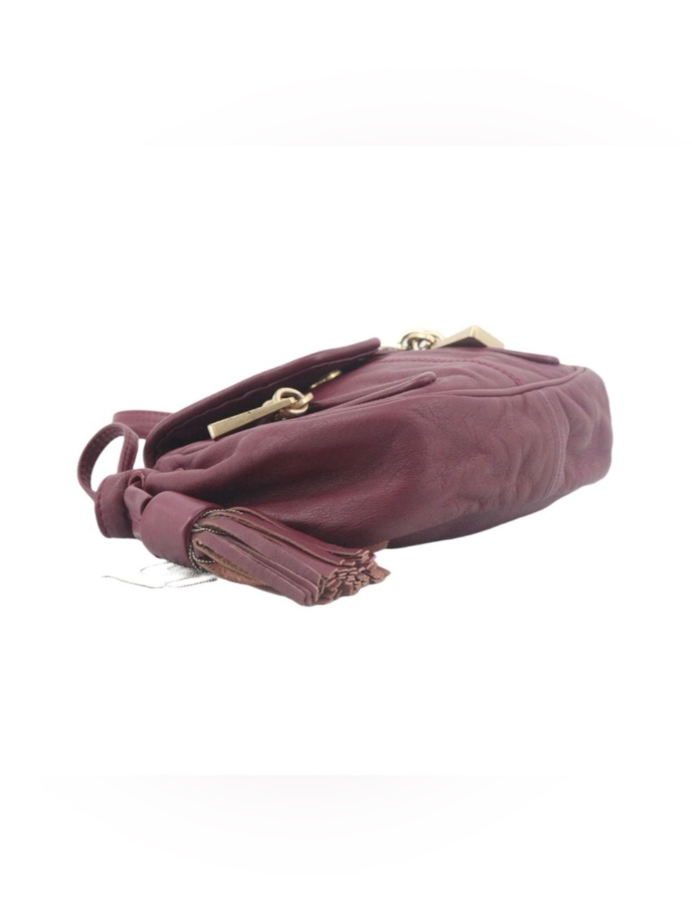 AUTHENTIC See by CHLOE Women’s Leather Crossbody Bag in Burgundy - Picture 6 of 7
